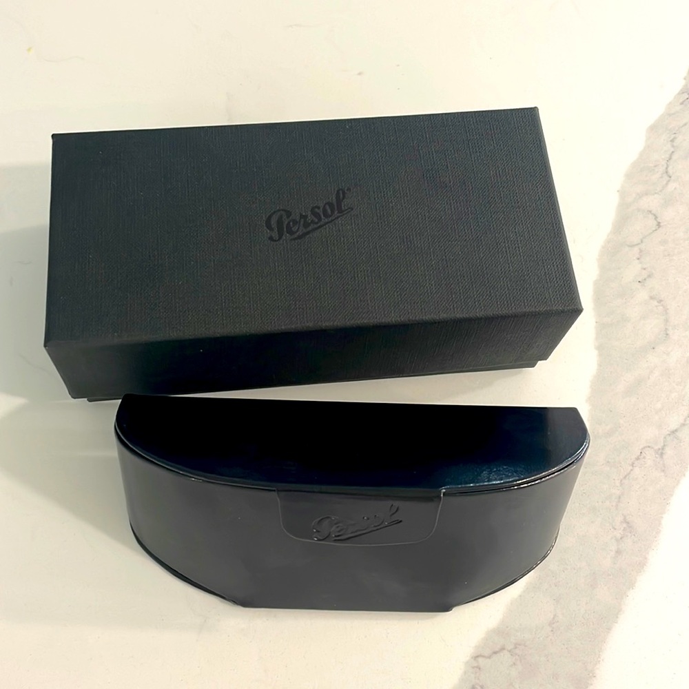 Persol sunglasses case and box